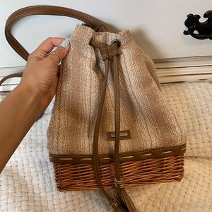 Wicker & Cloth Purse